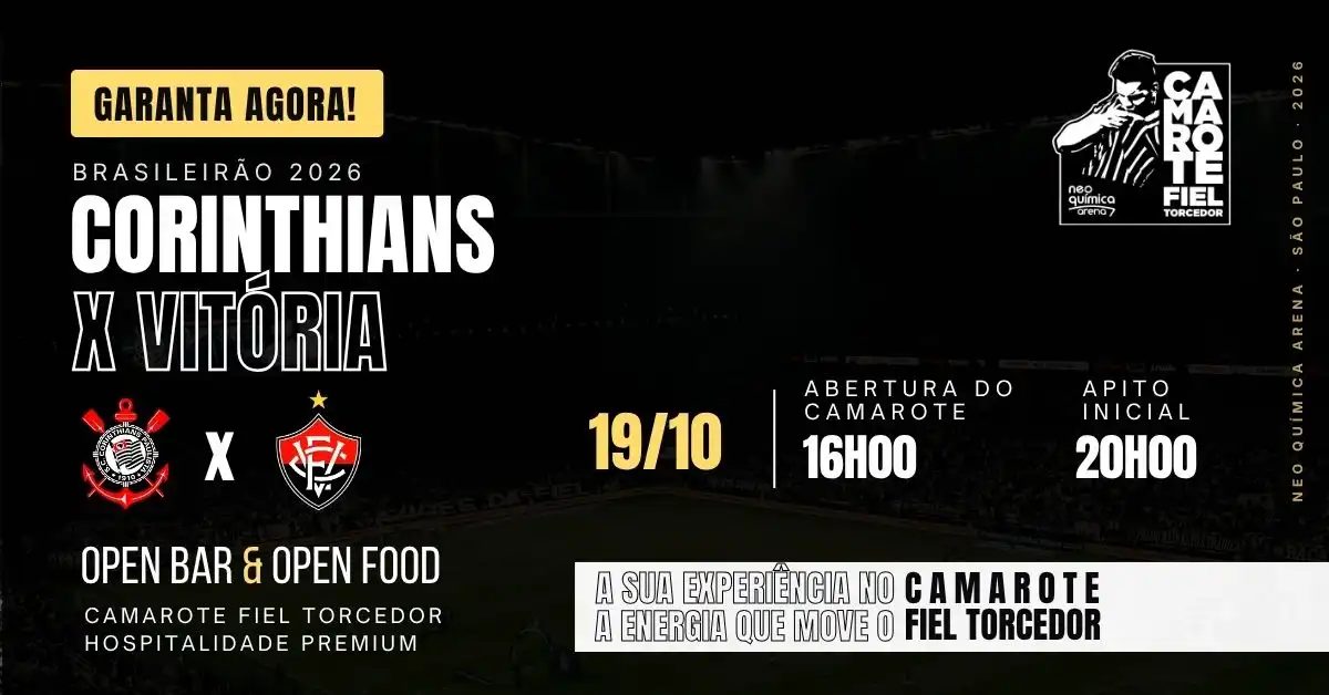 Imagen de la fuente — Camarote Fiel Torcedor Corinthians x Vitória