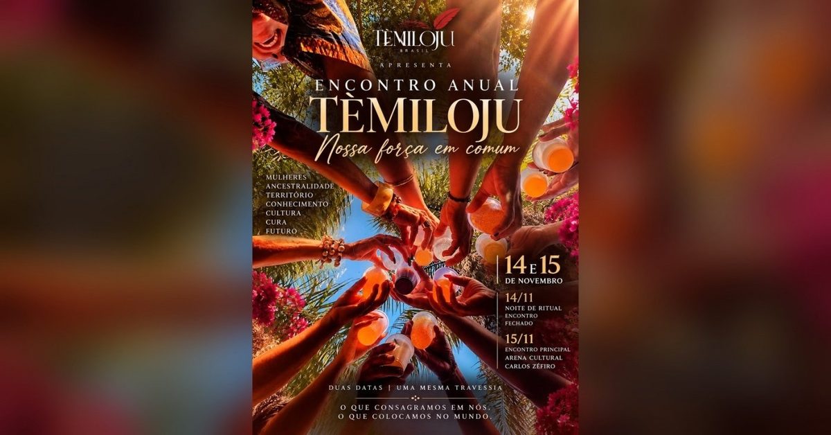 来源图片 — ENCONTRO ANUAL TÈMILOJU 2026 NOSSA FORÇA EM COMUM