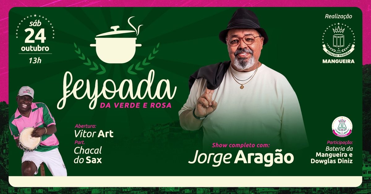 출처 이미지 — FEIJOADA DA MANGUEIRA COM JORGE ARAGÃO