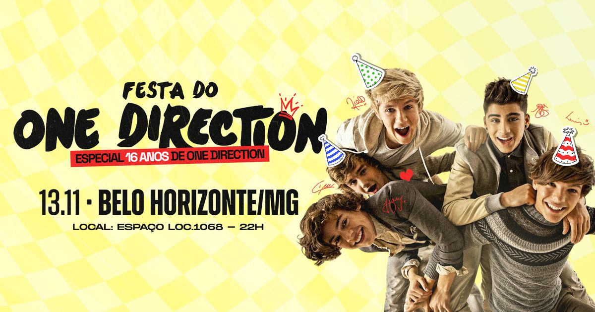 Imagem da fonte — Festa do One Direction | Belo Horizonte/MG