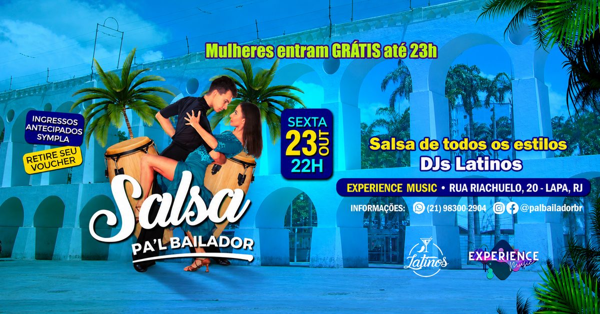 来源图片 — SALSA! PAL BAILADOR | Sexta 23 Outubro | LAPA | Experience Music