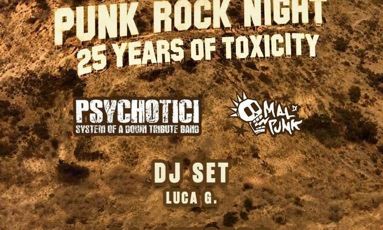 Immagine della fonte — PUNK ROCK NIGHT - 25 YEARS OF TOXICITY