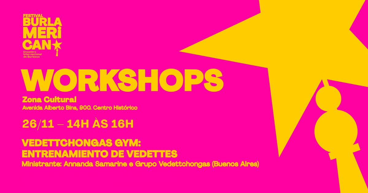 Imagen de la fuente — Workshop Vedettchongas Gym: Entrenamiento de Vedettes