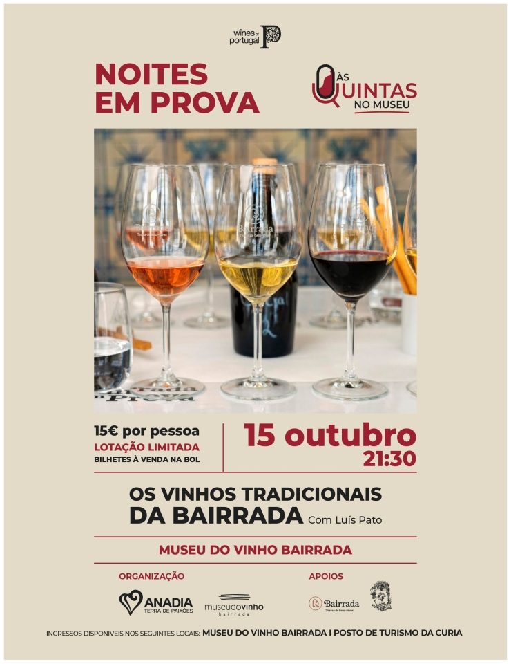 Bild der Quelle — Noites em Prova - Os Vinhos Tradicionais da Bairrada