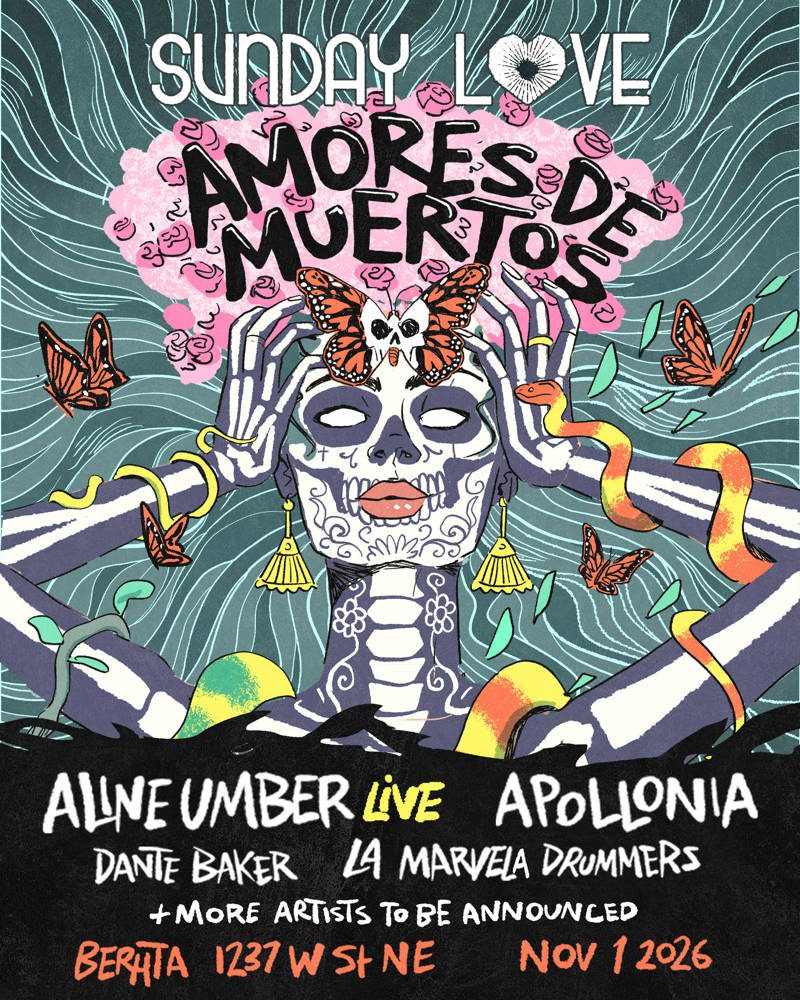 出典の画像 — Sunday Love Closing 2026: Amores de Muertos