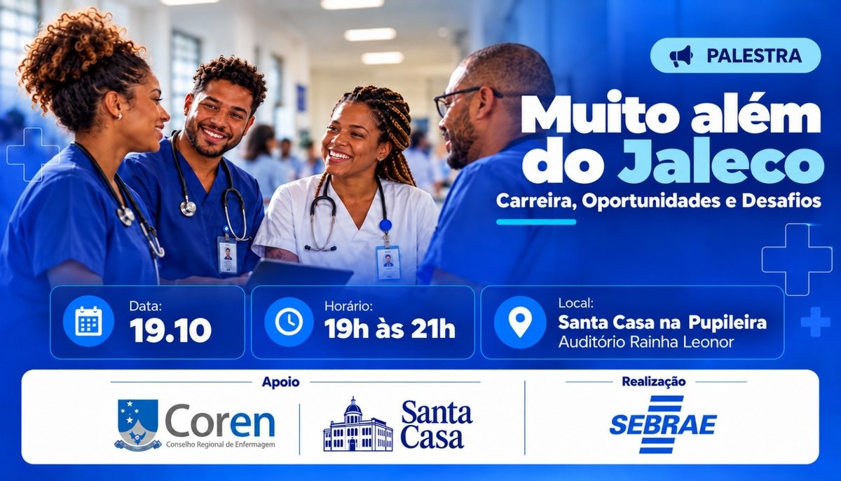 Bild der Quelle — Muito Além do Jaleco: Carreira, oportunidades e desafios.