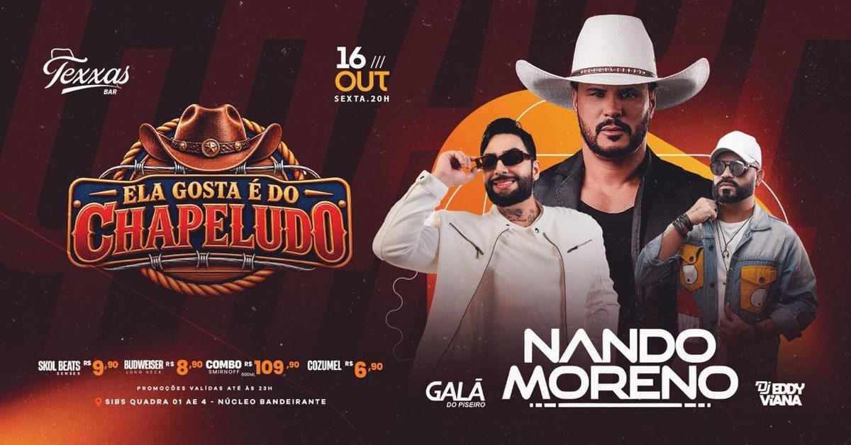 Bild der Quelle — TEXXAS BAR | NANDO MORENO | SEXTA | GALA DO PISEIRO - DJ EDDY VIANA