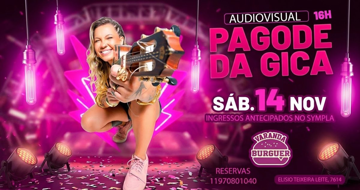 Imagem da fonte — Áudio Visual - Pagode da Gica