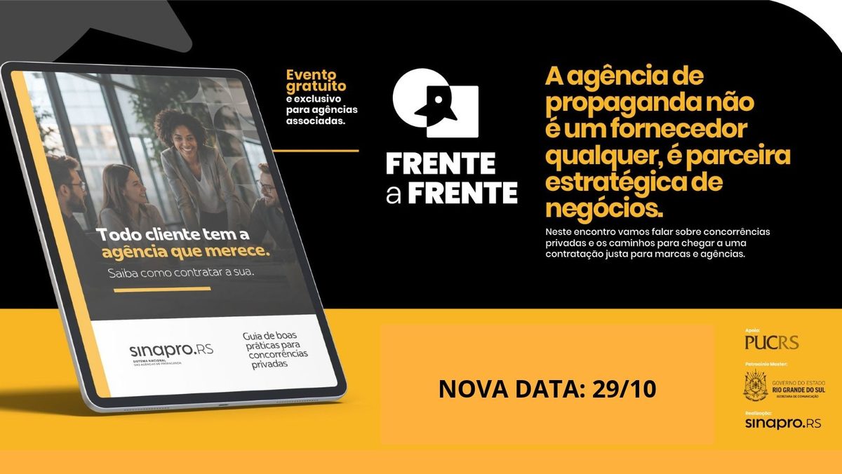 Bild der Quelle — Frente a Frente l A agência de propaganda não é um fornecedor qualquer, é parceira estratégica.