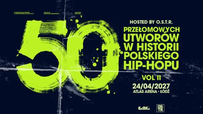 Image de la source — 50 przełomowych utworów w historii polskiego hip-hopu vol II — hosted by O.S.T.R.