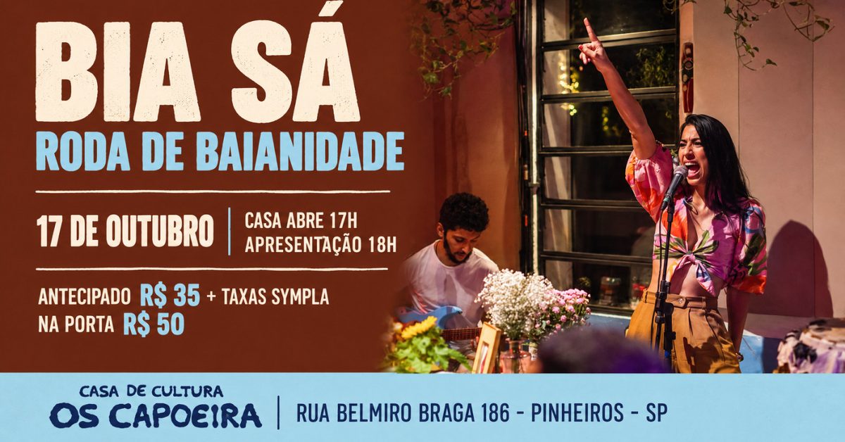 Imagen de la fuente — Roda de Baianidade com Bia Sá