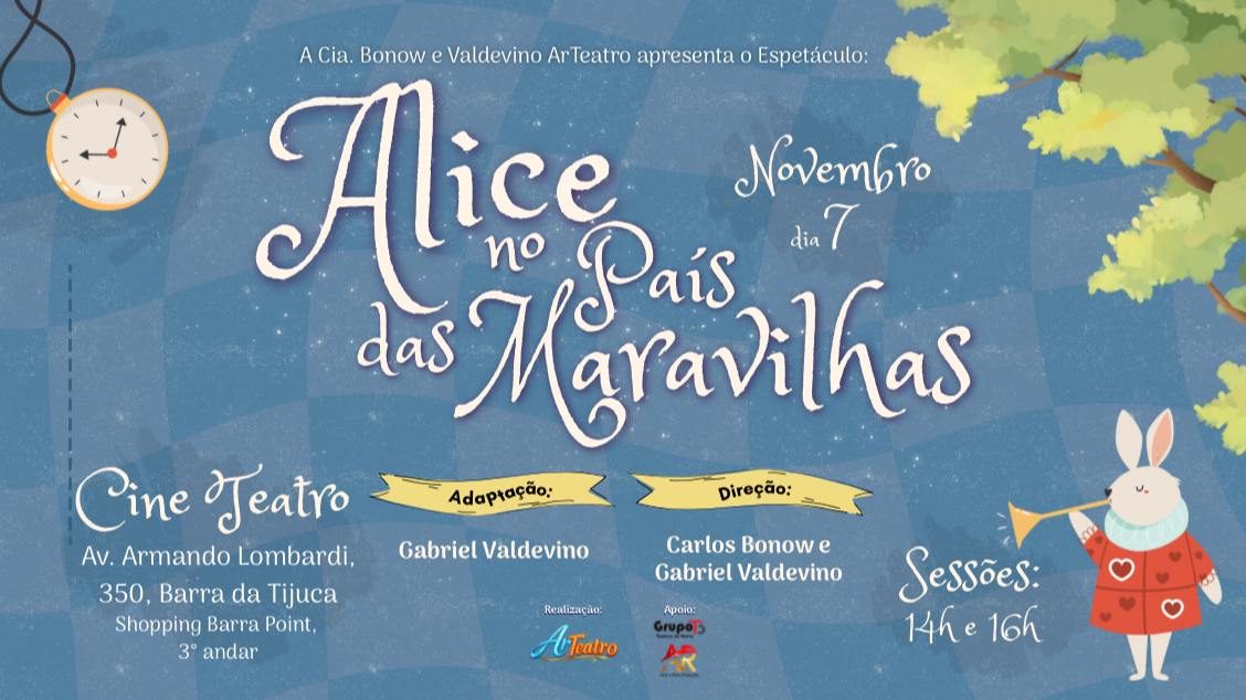 Imagen de la fuente — Alice no País das Maravilhas