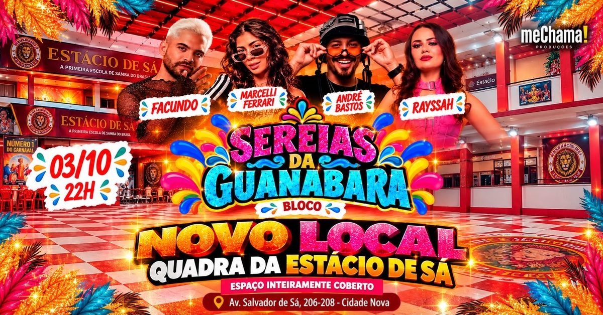Imagem da fonte — Me Chama de Carnaval + Bloco Sereias da Guanabara | Pré-Carnaval