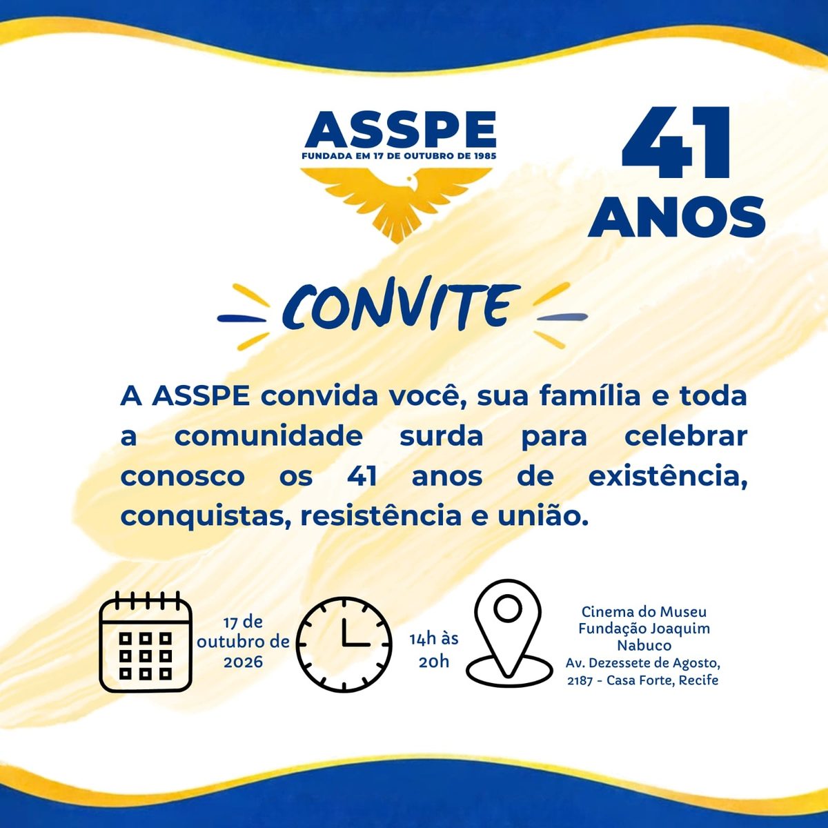 Afbeelding van de bron — Comemoração dos 41 anos da ASSPE