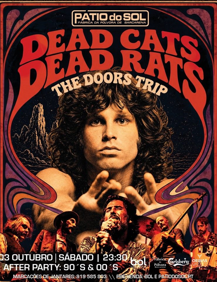 Imagen de la fuente — Dead Cats Dead Rats – The Doors Trip | After party: INDIE 90´S & 00´S