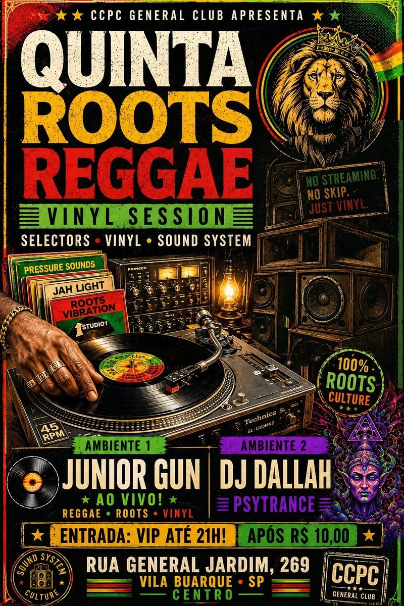 Bild der Quelle — CCPC 15/10 QUINTA ROOTS REGGAE E PSYTRANCE das 20h as 5H!