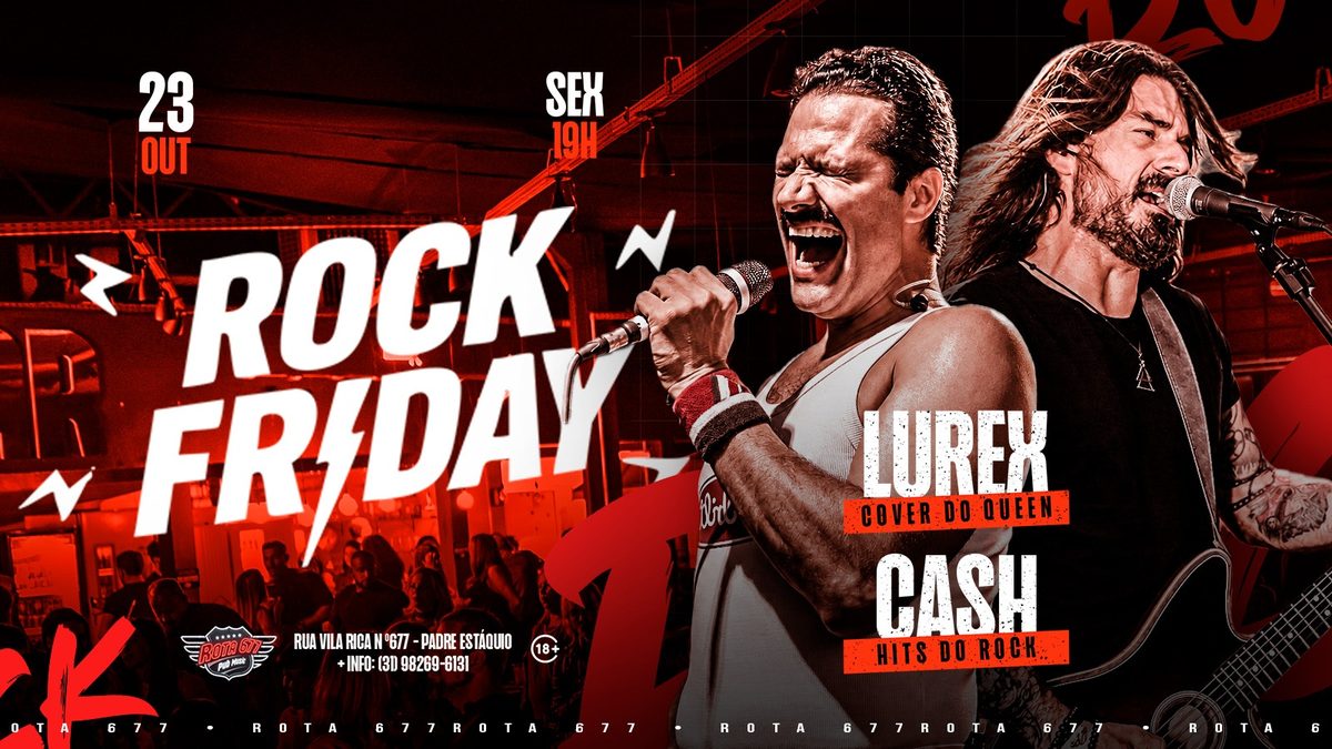 Image de la source — ROCK FRIDAY | LUREX & CASH | 23/10 | ROTA 677 | 19H