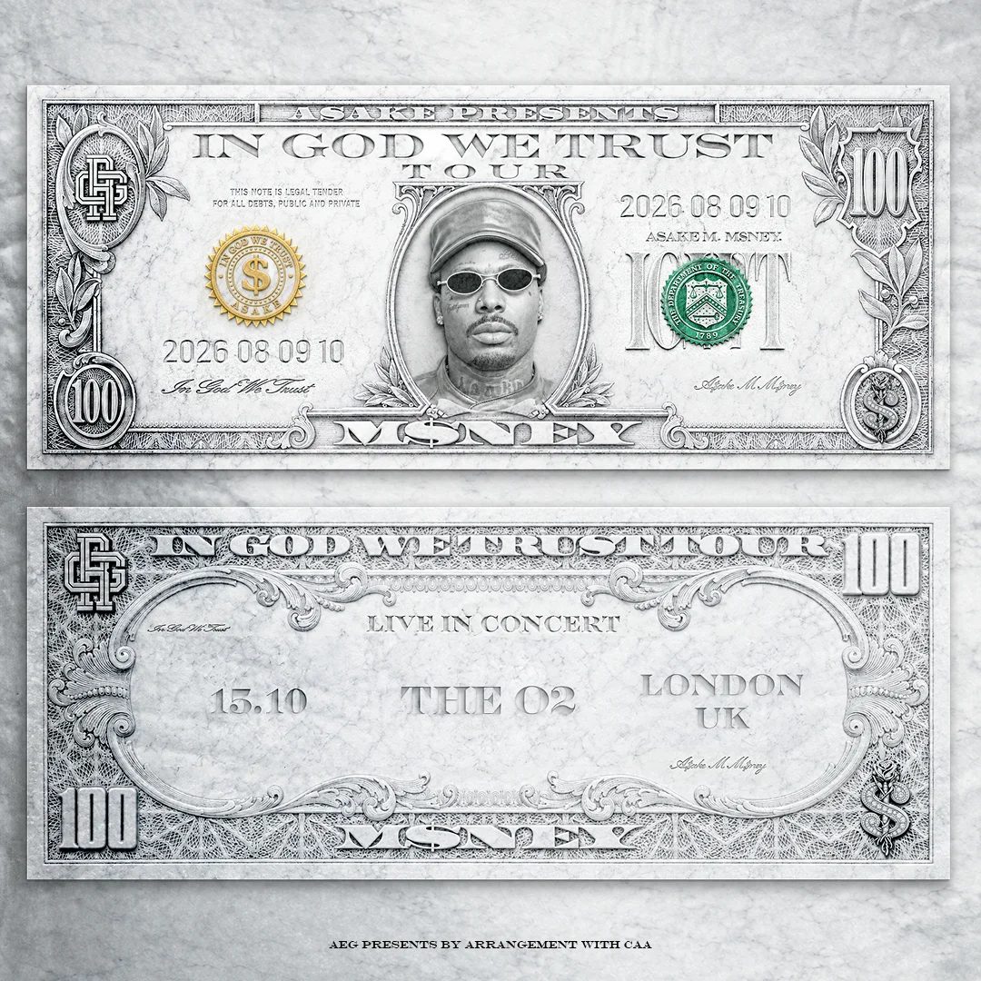 Imagen de la fuente — ASAKE: IN GOD WE TRUST WORLD TOUR