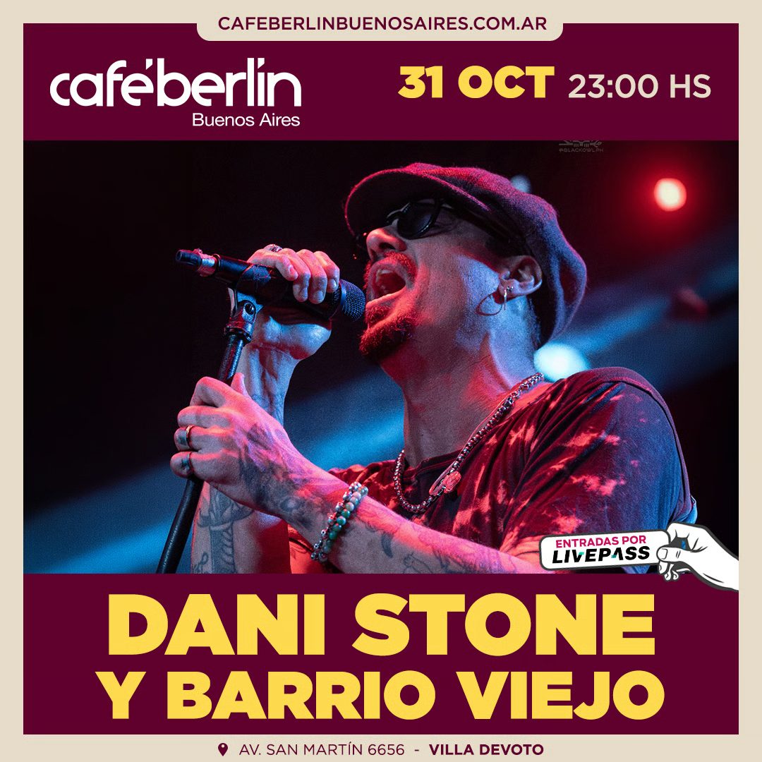 来源图片 — Dani Stone & Barrio Viejo en Cafe Berlin