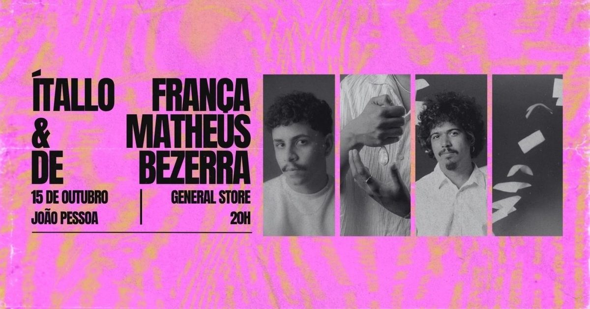 Imagem da fonte — ÍTALLO FRANÇA E MATHEUS DE BEZERRA: O ENCONTRO DA CANÇÃO