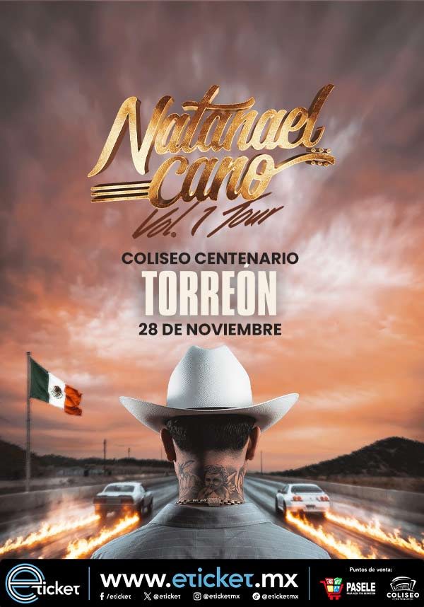 Imagem da fonte — Natanael Cano — Turnê 2026–2027