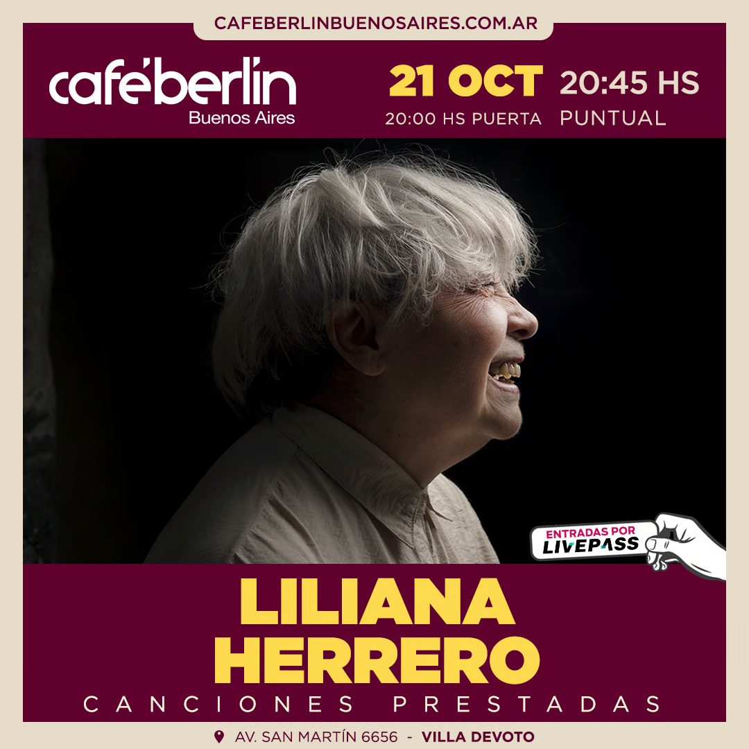 Bild der Quelle — Liliana Herrero en Cafe Berlin