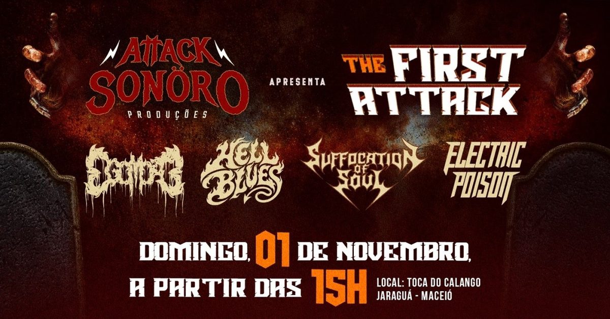 Imagem da fonte — The First Attack Festival - Especial 11 anos de Arattack