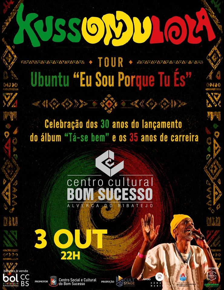 Imagem da fonte — KUSSONDUOLA ao vivo - Tour Ubuntu "Eu Sou Porque Tu És"