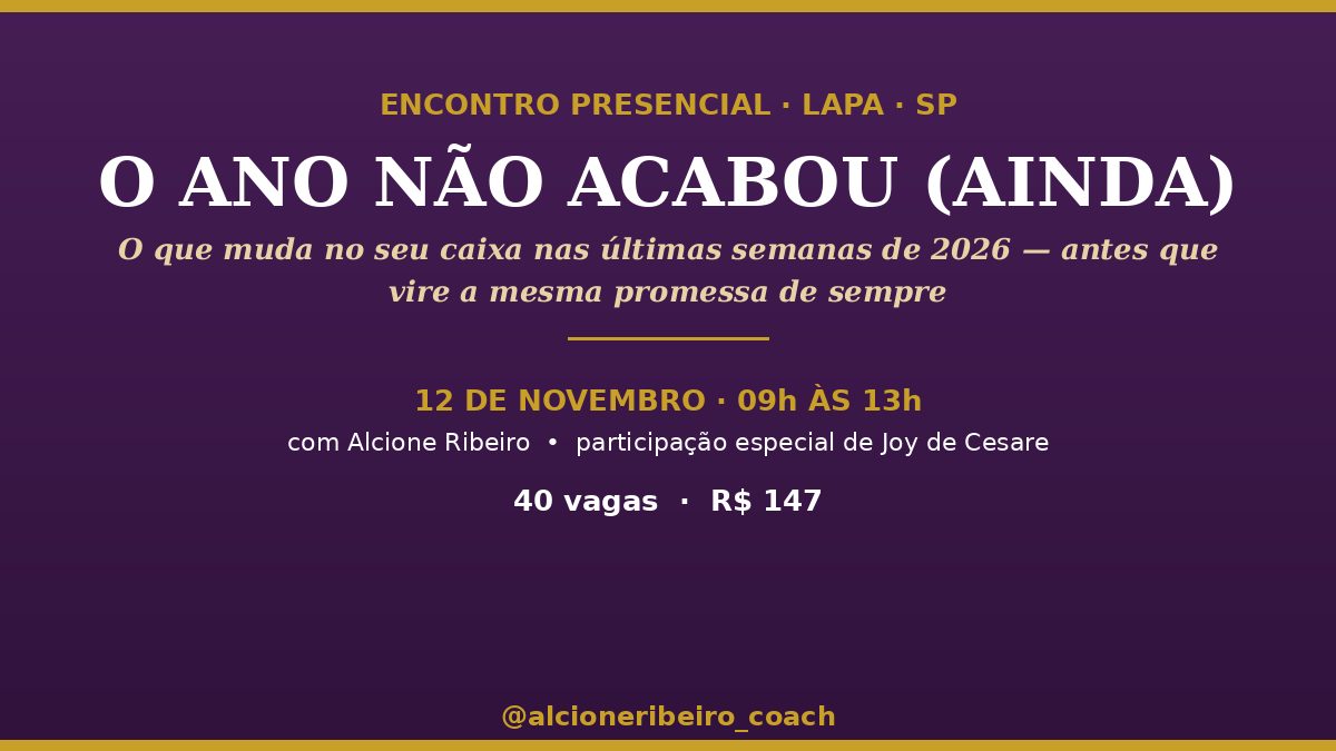 Imagem da fonte — Workshop: O ano não acabou (ainda)
