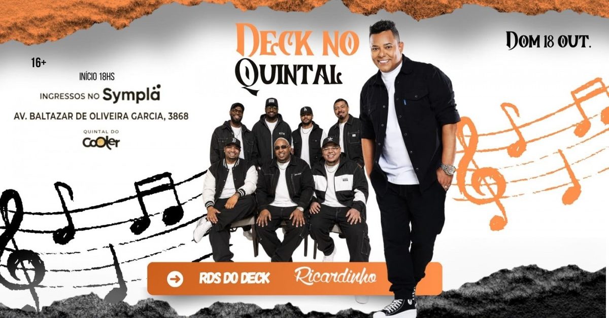 Imagem da fonte — QUINTAL DO COOLER, RICARDINHO E RDS DO DECK