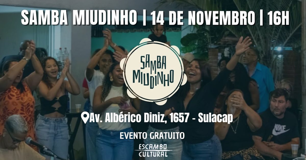 Imagen de la fuente — Samba Miudinho ao vivo na Escambo Cultural