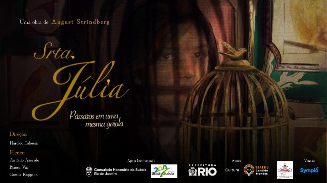 Imagem da fonte — Senhorita Júlia, pássaros em uma mesma gaiola