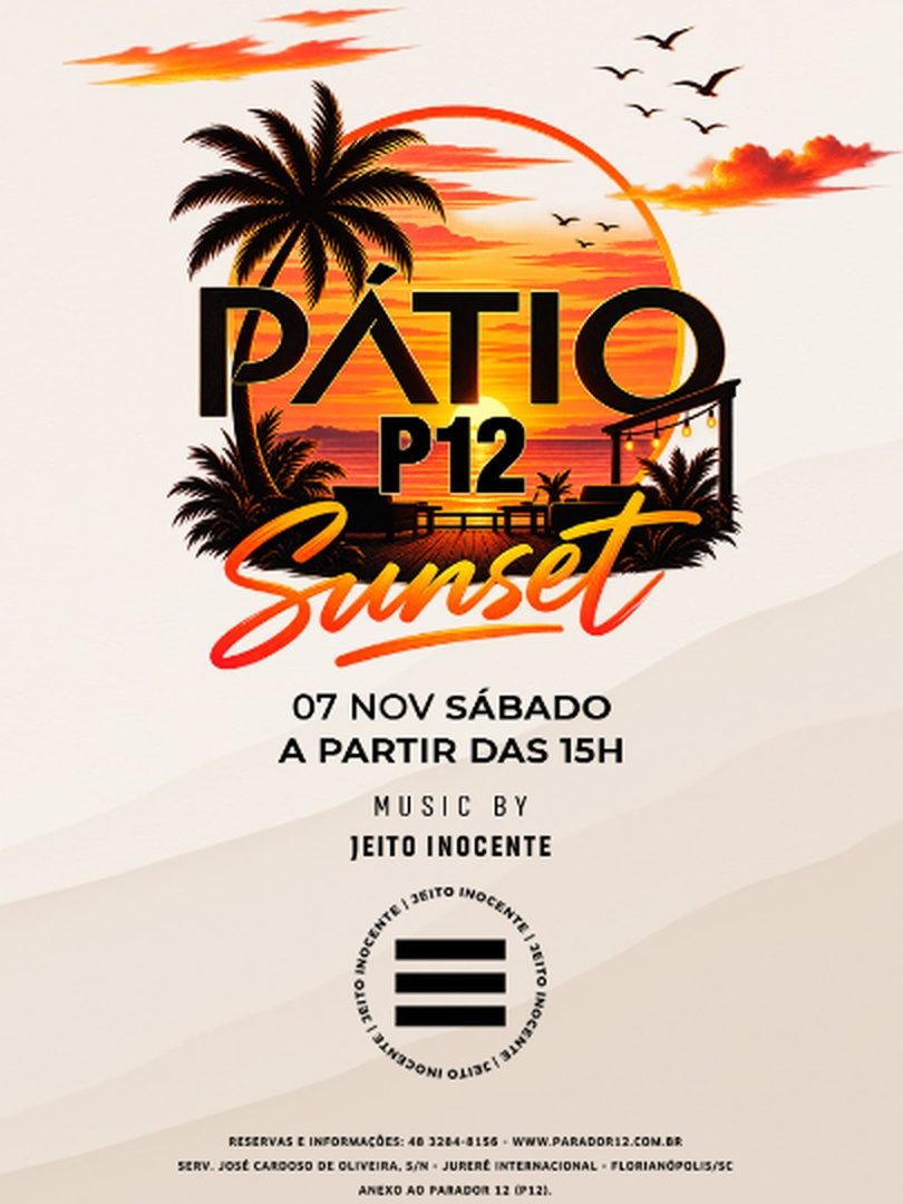 Source image — Patio P12 Sunset | P12 Jurerê