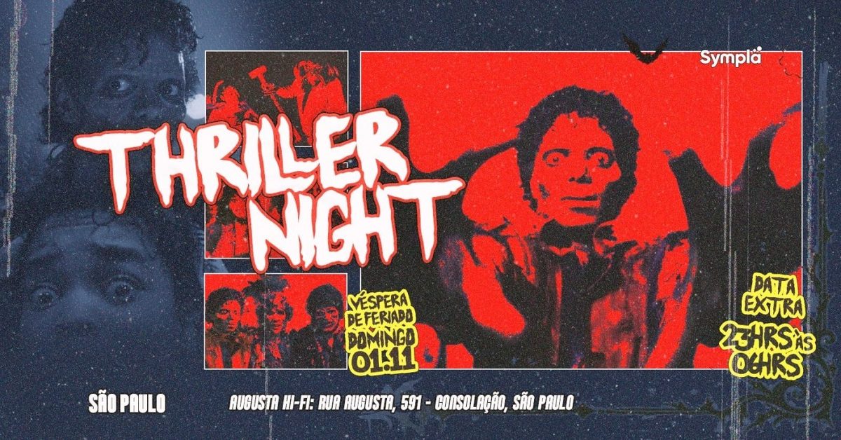 Imagen de la fuente — Festa do Michael Jackson em São Paulo - Especial Halloween: THRILLER NIGHT - DATA EXTRA