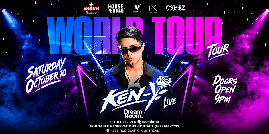 Imagem da fonte — KEN-Y LIVE IN MONTREAL