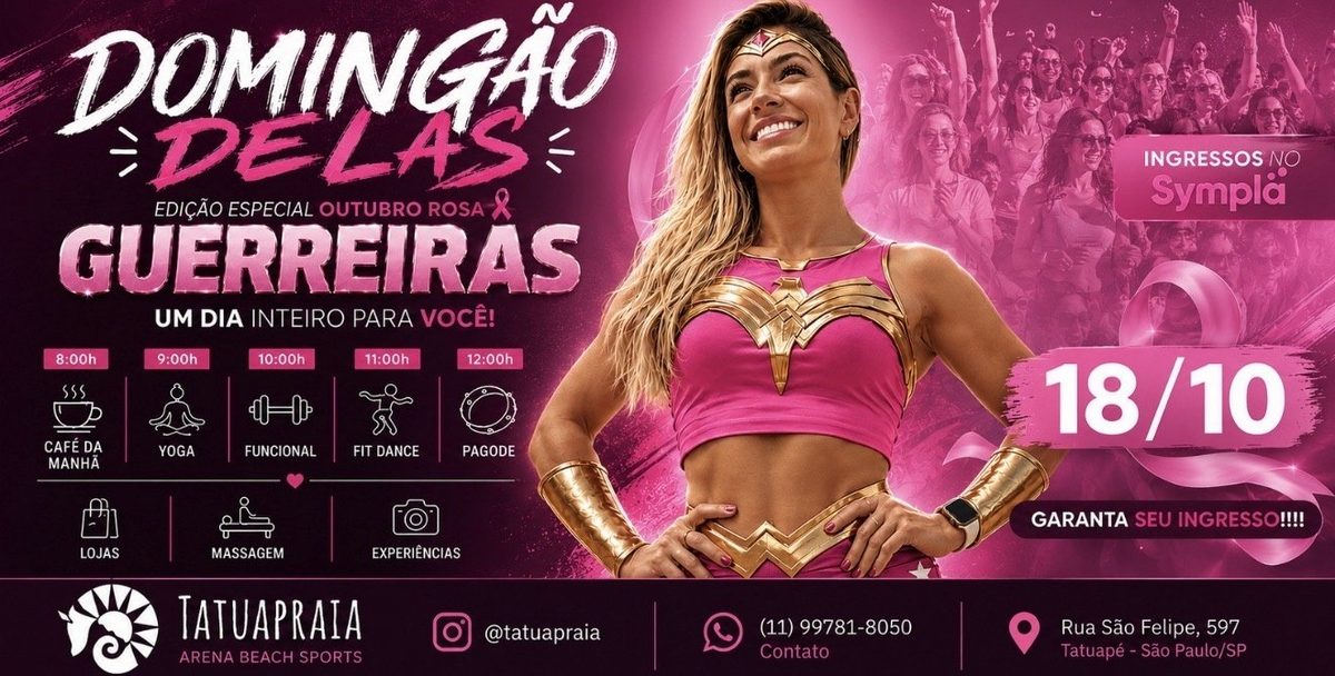 출처 이미지 — Domingao Delas - Especial Outubro Rosa