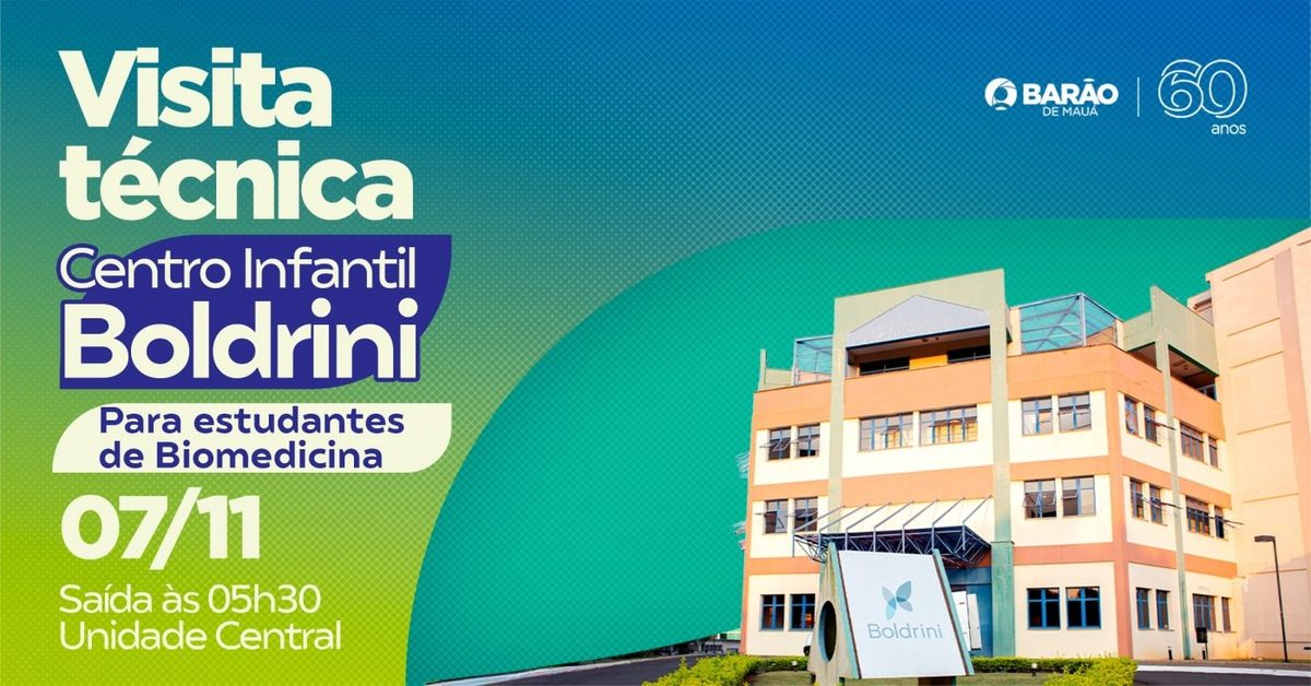Imagen de la fuente — Visita Técnica ao Centro Infantil Boldrini - Curso de Biomedicina