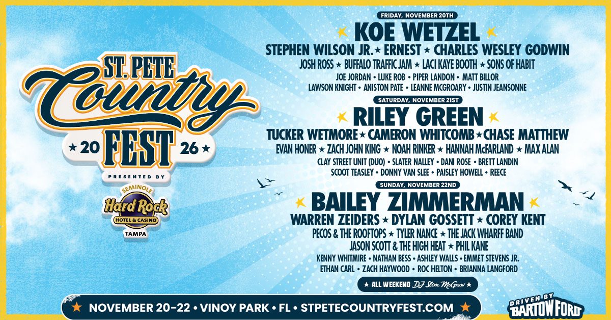 Immagine della fonte — St. Pete Country Fest 2026