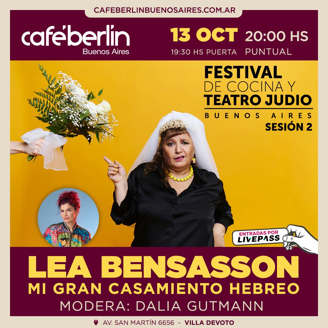Bild der Quelle — Festival de Cocina y Teatro Judio en Cafe Berlin