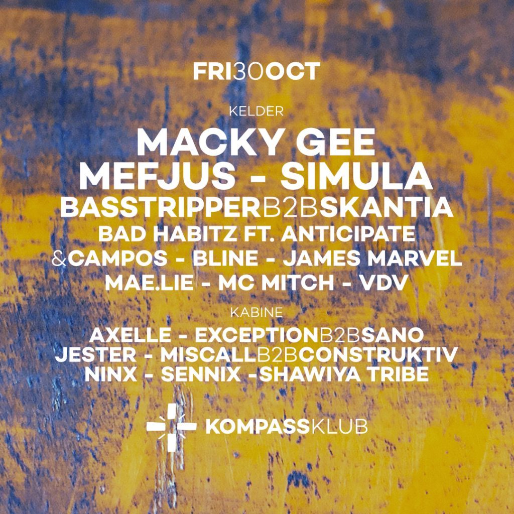 Imagem da fonte — Macky Gee, Mefjus & Simula at Kompass