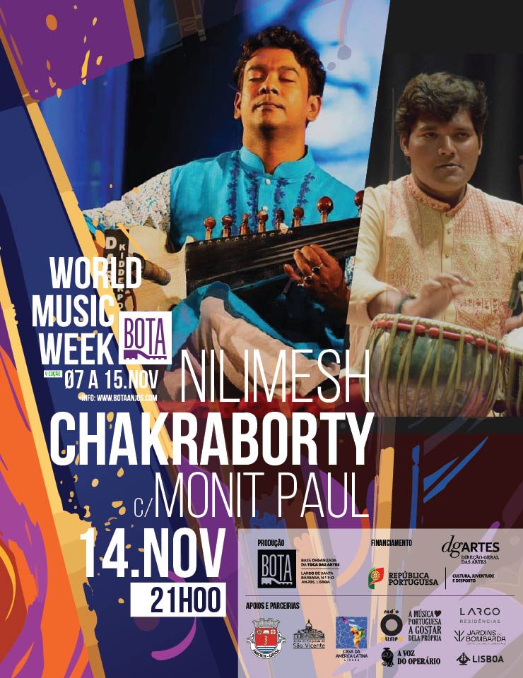 Imagem da fonte — Nilimesh Chakraborty - V World Music Week - BOTA