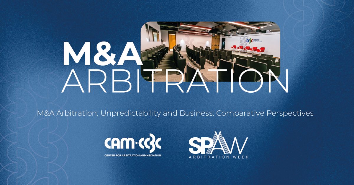 出典の画像 — SPAW | M&A Arbitration: imprevisibilidade e negócio: perspectivas comparadas