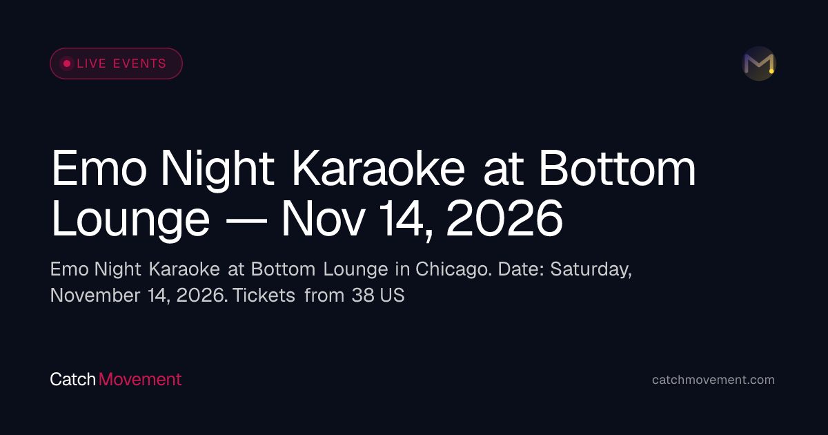 출처 이미지 — Emo Night Karaoke