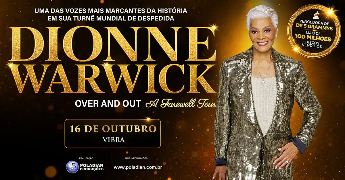 Imagem da fonte — Dionne Warwick Over And Out A Farewell Tour