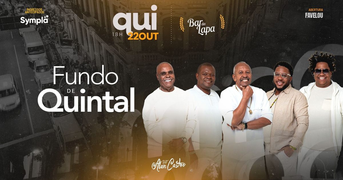 출처 이미지 — FUNDO DE QUINTAL NO BAR DA LAPA