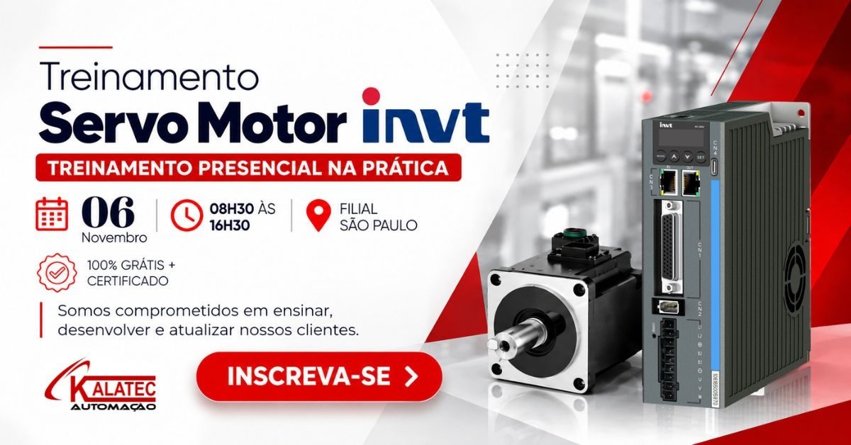 Bild der Quelle — Treinamento de Servo Motor INVT - Presencial