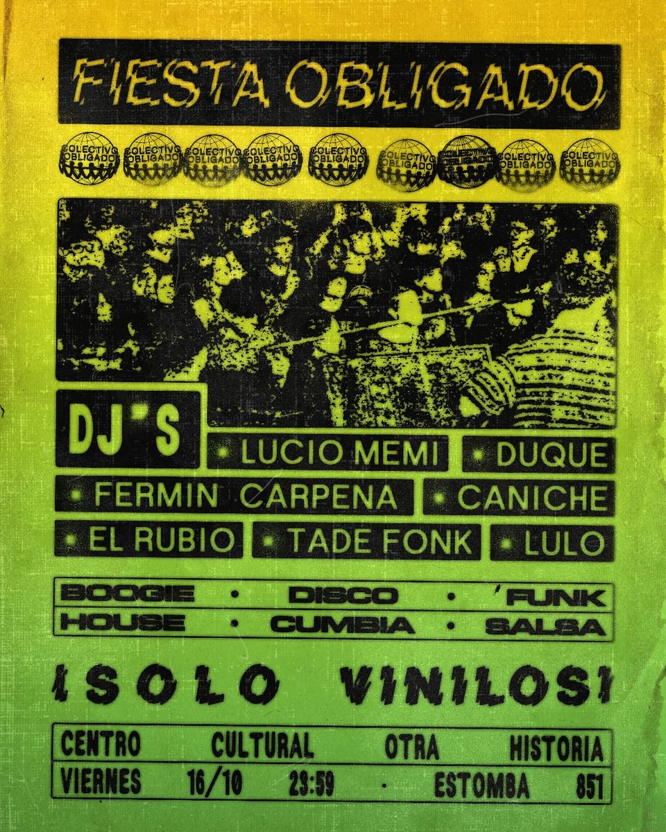 Imagen de la fuente — FIESTA OBLIGADO
