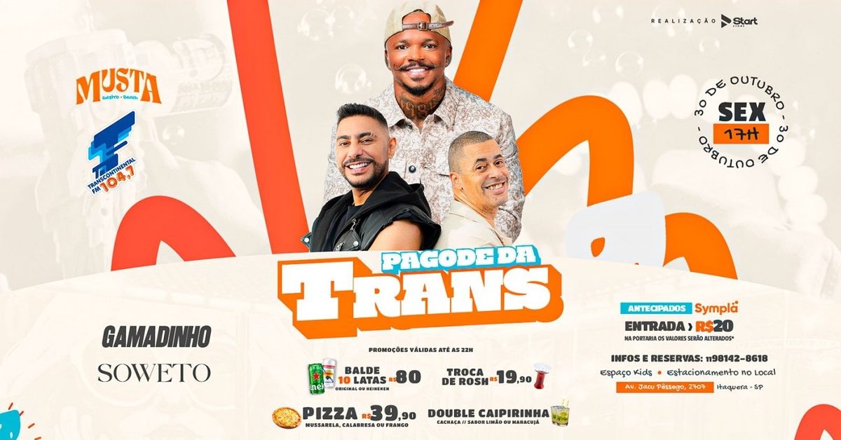Bild der Quelle — PAGODE DA TRANS - GAMADINHO - SOWETO NO MUSTA GASTRO BEACH ITAQUERA