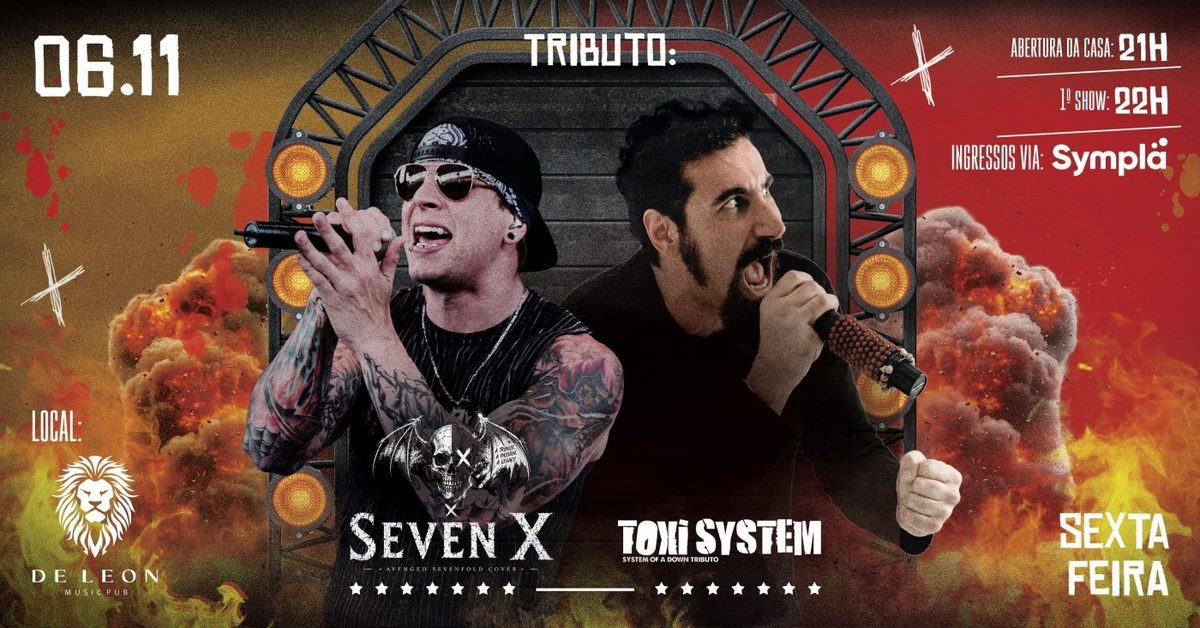 Imagem da fonte — TRIBUTO: AVENGED SEVENFOLD x SYSTEM OF A DOWN