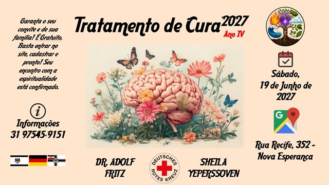 Imagem da fonte — 19 JUN 2027 - 4º Tratamento de Cura Espiritual {com Dr. Adolph Fritz/Sheila Yeperssoven}